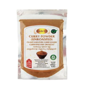 INDU SRI CURRY POWDER 100g / ඉන්දු ශ්‍රී අමු තුනපහ 100g
