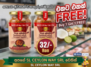 INDU SRI COCONUT SAMBAL 225g / පොල් සම්බෝල
